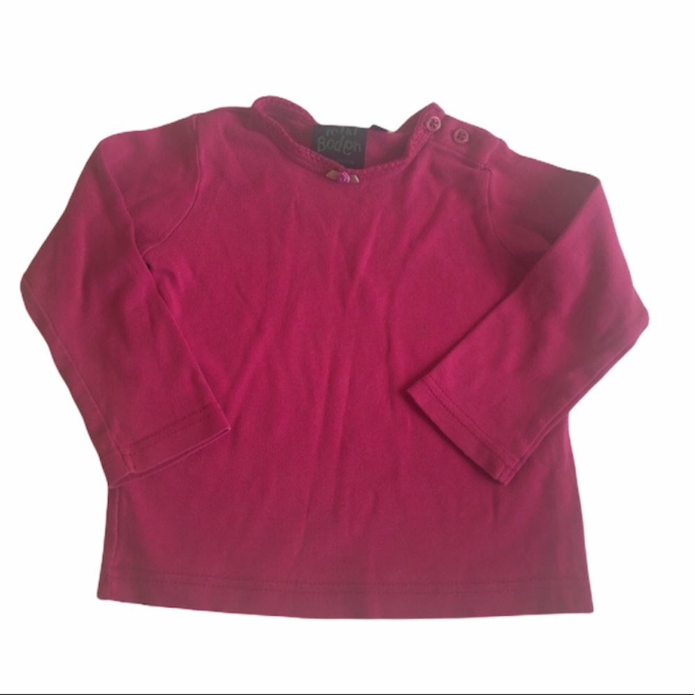 Mini Boden tee Pointelle T-Shirt